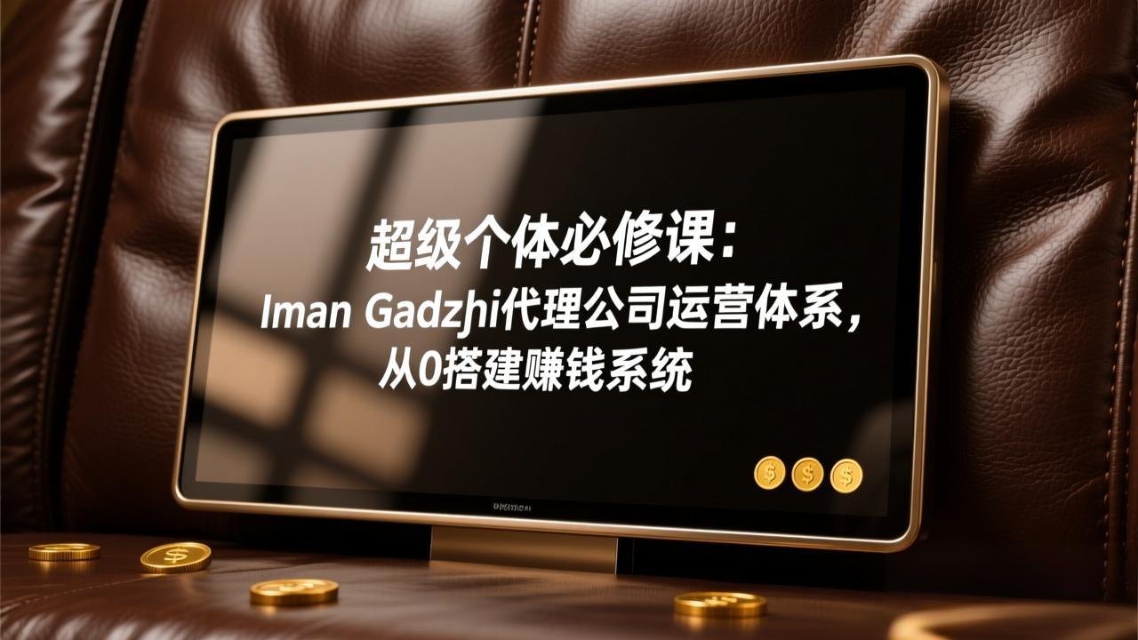 超级个体必修课:Iman Gadzhi代理公司运营体系,从0搭建赚钱系统-长青创习社