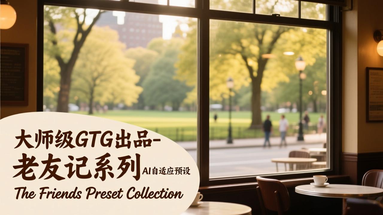 大师级GTG出品-老友记系列AI自适应预设The Friends Preset Collection-长青创习社